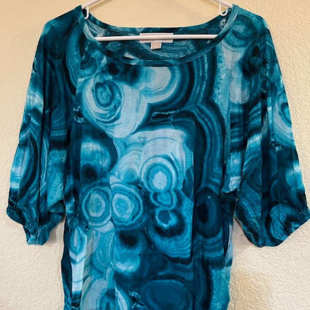 Michael Michael Kors, size medium, shades of turquoise.